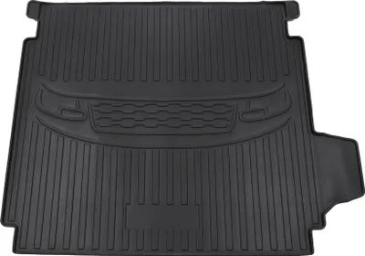 Produktbild von Cargo Liner Kofferraummatte Kofferraum Gepäck Kofferraumwanne für Land Rover Range Rover 2014-2022 Schwarz TPE 1 Stück Flaches Gesicht Vertikale Streifenmuster
