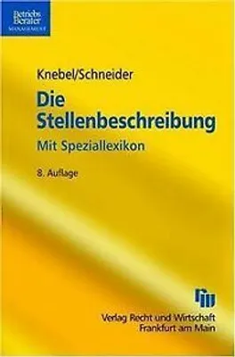 Produktbild von Die Stellenbeschreibung: Mit Speziallexikon