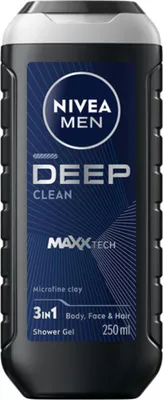 Image de NIVEA MEN - Gel douche - Nettoyage en profondeur - 250 ml - 1 pièce