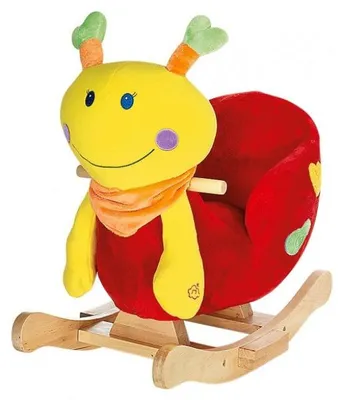 Image de Coccinelle a bascule maya - knorrtoys - 40316 - jouet bascule peluche bebe