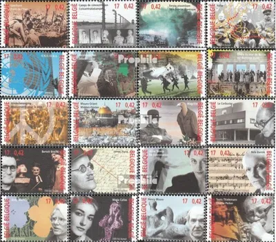 Produktbild von Briefmarken Belgien 2000 Mi 2994-3013 (kompl.Ausg.) postfrisch Zeitenwende