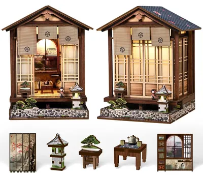 Produktbild von Omgoods – Bausatz für eine Miniatur-Buchnische – Kreatives DIY-Set