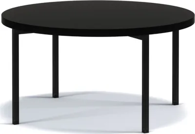 Obrázok produktu pre Konsimo konferenčné stolíky Obývačkový stôl ''GERIS'' čierny, drevo, klasický štýl, 80x45x80 cm