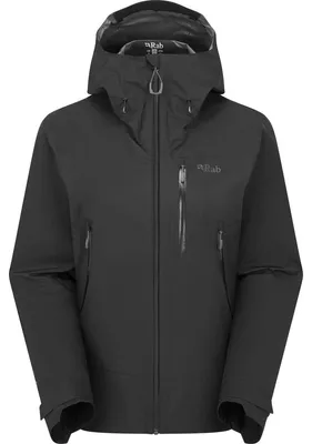 Produktbild von Rab Damen Outdoorjacke Downpour Mountain Jacket Schwarz M