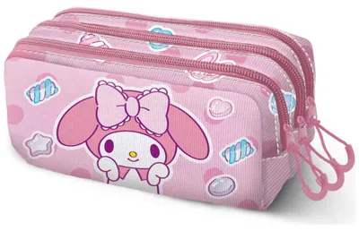 Produktbild von Hello Kitty My Melody 3-teiliges Federmä ppchen
