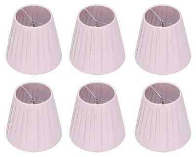 Immagine prodotto di Omgoods - Set di 6 paralumi rosa per lampadari