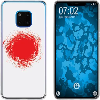 Produktbild von PhoneNatic Case kompatibel mit Huawei Mate 20 Pro Silikon-Hülle WM Japan M7