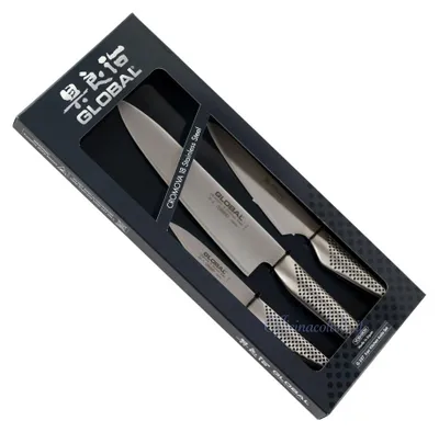 Immagine prodotto di Set 3 coltelli giapponesi Global G237: G2 GS3 GS7