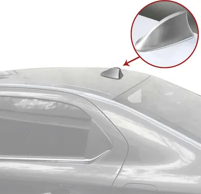 Image de Antenne De Toit Aileron Requin pour Hyundai ix35 Radio AM/FM Gris