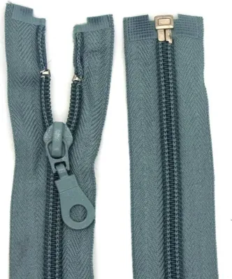 Produktbild von Reißverschluss Nylon 6mm teilbar 75 cm Rauchblau