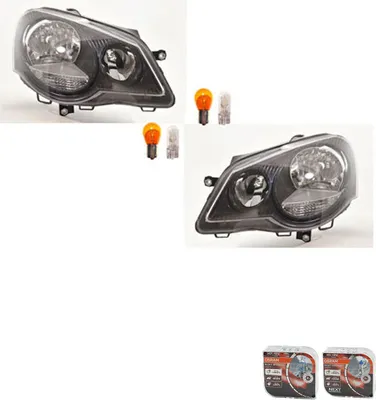 Produktbild von Scheinwerfer + Osram Night Breaker Laser passend für VW Polo 02 9N 05-12 Satz L R 6Q1941007AP 6Q1941007AL 6Q1941007BE 6Q1941008AP 6Q1941008AL 6 Johns