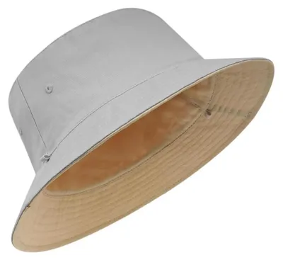 Produktbild von Fischerhut XL/XXL 3XL Anglerhut für großen Kopf, UPF50+ Reversibel, UV-Schutz, Breiter Krempe, Khaki-Hellgrau, 60CM