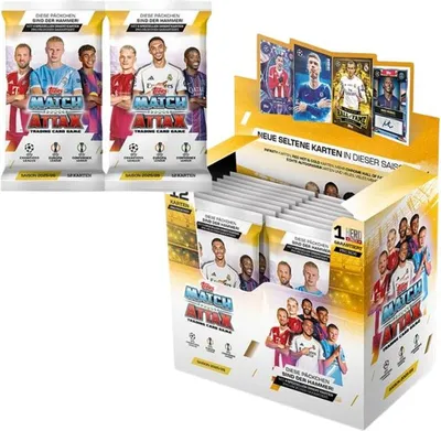 Imagen del producto de Tarjetas coleccionables de la UEFA Champions League 2025/26 – Caja de 32 unidades (19 de septiembre de 2025) + Protector de envío Heartforcards®