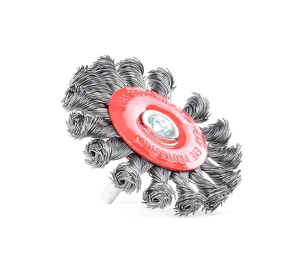 Produktbild von YATO Scheibenbürste 75mm, mit Schaft, gedrehter Draht 4759