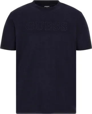 Produktbild von Guess Herren T-Shirt Kurzer Ärmel Marineblau