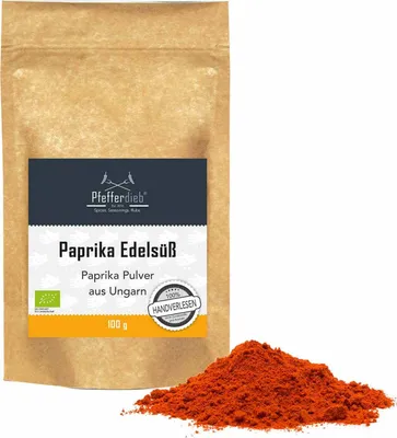 Produktbild von Paprika edelsüß, gemahlen, ungarisch, BIO, 100g