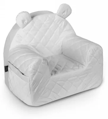 Obrázek produktu pro Polstrované designové křeslo pro děti ŠEDÁ