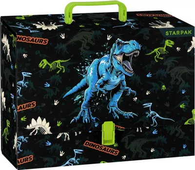 Zdjęcie produktu dla Teczka Szkolna Z Rączką A4/95Mm Dino Starpak