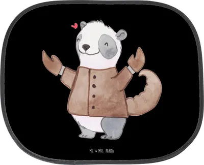 Produktbild von Mr. & Mrs. Panda Sonnenschutz Auto Skorpion Astrologie - Schwarz - Geschenk, seitenscheibe, Sonnenblende, Sternzeichen, Geburtstagsgeschenk, Tierkreiszeichen, Seitlicher