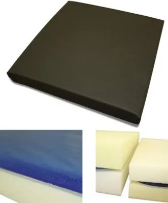 Produktbild von ADL Sitzkissen Silflex 400 mit PolyurethanSchaum schwarz>>>>52 x 44 cm