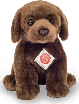 Produktbild von Teddy Hermann Labrador sitzend 25 cm dunkelbraun Kuscheltier Hund