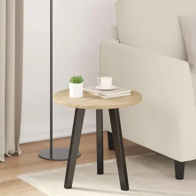 Produktbild von Maison Exclusive - Tischplatte Ø 40 x 1,5 cm Rund Holzwerkstoff Sonoma-Eiche