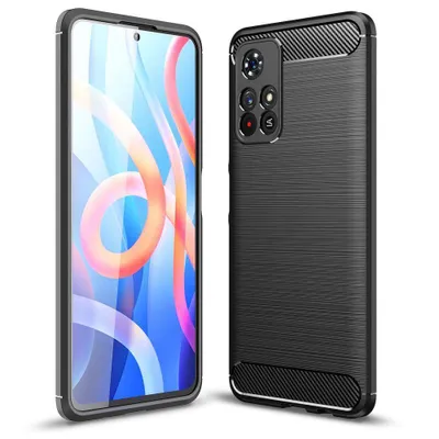 Zdjęcie produktu dla Tech-Protect Tpucarbon Xiaomi Redmi Note 11S 5G / Poco M4 Pro 5G Czarny