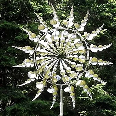 Produktbild von Einzigartige und magische Metall Windmühlen Garten Wind Spinner