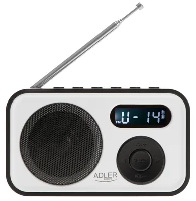 Obrázek produktu pro Adler AD 1906, Cestovní, AM, FM, 87,5 - 108 MHz, 522 - 1620 kHz, 0,8 W, LCD