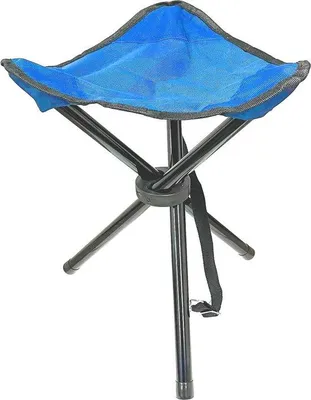 Productafbeelding van Famanu opvouwbare driepoot-kruk - Campingstoel geschikt tot 80 kg