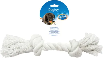 Produktbild von Duvo+ Hundespielzeug Knot Baumwolle weiß, Maße: 37 cm