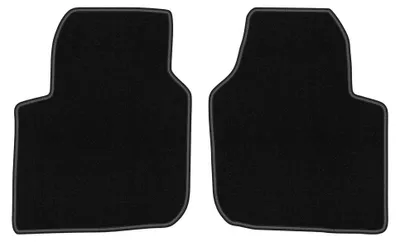 Image de Tapis arrière en moquette pour Skoda Superb II Long 2008-2015 (berline/break) – 2 pièces, noirs, sur mesure – Wielganizator LUX