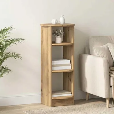 Image de vidaXL Meuble d'appoint en chêne Artisan 40 x 40 x 100 cm, bois aggloméré