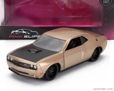 Image de Jada Dodge Challenger SRT8 Coupé 2012, échelle 1:32, couleur or et noir