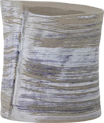 Produktbild von Adelle Blumentopf, Grau, Steingut