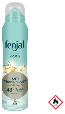 Obrázek produktu pro Fenjal Antiperspirant ve spreji 48h Classic s přírodním olejem 150ml