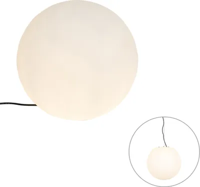 Produktbild von Moderne Außenleuchte Weiß 45 cm IP44 Nura