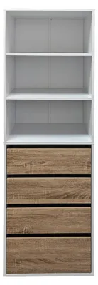Produktbild von Kommode Nina XXL mit Regalfächern, Höhe 161 cm, Breite 50 cm, Tiefe 40 cm