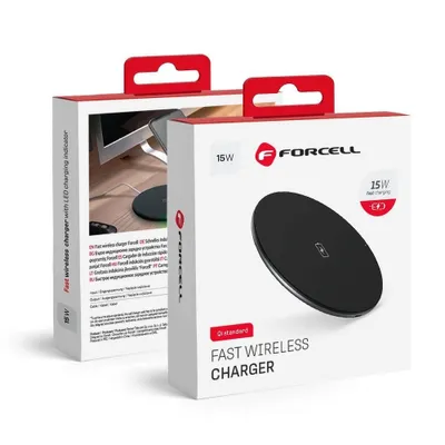 Image de Chargeur rapide à induction (sans fil Qi) FORCELL Charge rapide 15W