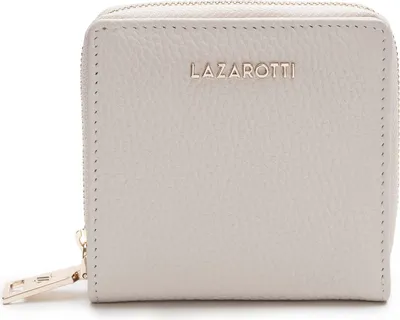 Produktbild von Lazarotti Leder Geldbörse Bologna Leather Zip Wallet With 6 Card Slots Cream creme