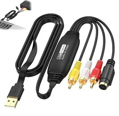 Zdjęcie produktu dla Grabber wideo cyfrowy vhs digitalizacja mini dv HI8 dvd dla archiwizacji