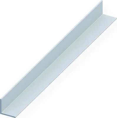 Produktbild von Vormann PVC Winkelprofil 10x10x1 mm, weiß 1000 mm lang