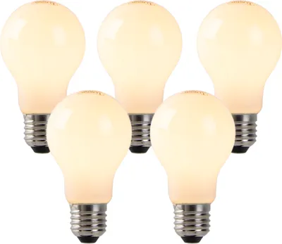 Produktbild von LUEDD Set mit 5 dimmbaren E27 LED-Lampen Opalglas 4W 320 lm 2200K