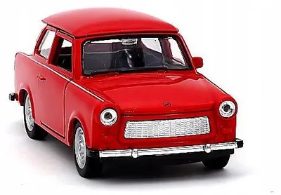 Produktbild von Welly Trabant 601 rot Modellauto 1:34 Detailgetreu