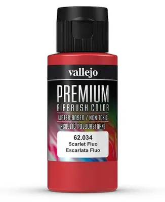 Obrázek produktu pro Vallejo 62.034, 60 ml, Červená, Matný, Láhev