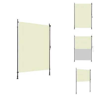 Produktbild von vidaXL Außenrollo 150 x 270 cm Creme - Jalousien & Rollos