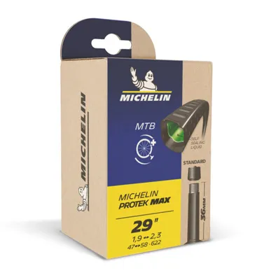 Produktbild von Michelin Schlauch Michelin A4 Protek Max 29x1.85-2.40 47/61-622 SV 48 mm, schwarz