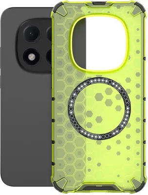 Produktbild von Magnet Hülle für Xiaomi Redmi Note 15 Pro Plus 5G Honeycomb Hybrid Ring Grün