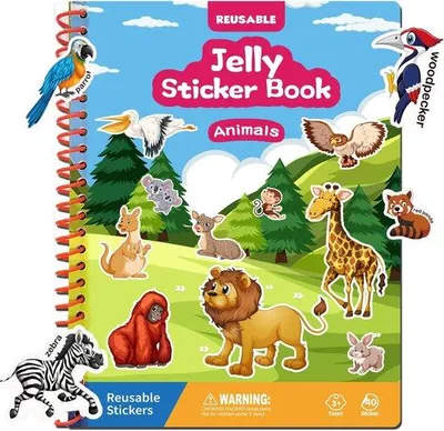 Produktbild von Stickerbücher mit Tieren für Kleinkinder (2-4 Jahre)