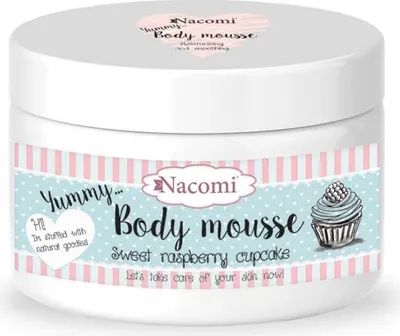 Produktbild von Nacomi Körpermousse Himbeer-Muffin, 180 ml